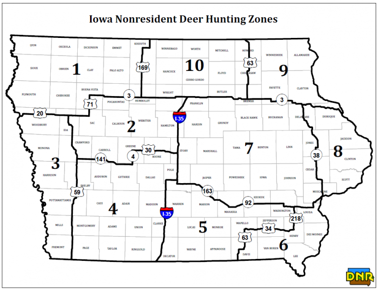 Mass Hunting Zones Map